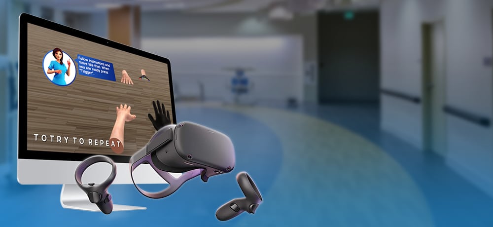 VR healthcare rehabilitation app